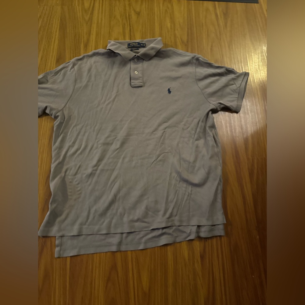 Polo by Ralph Lauren Gray Men's Shirt size XL - Picture 3 of 7